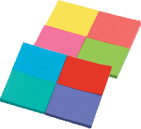 Marbig 1811899 Mini Notes 40 x 50mm Brilliant Pack 200 D