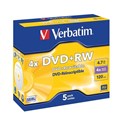 Verbatim DvdRw 4X 47Gb In Jewel Case DvdRw 95043 PKT5