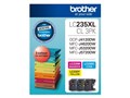 Brother LC235XLCL3PK Ink Cartridges CMY Colour Pack High Yield