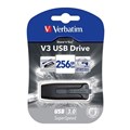 Verbatim 49168 USB Flash Drive 256GB V3 30 Grey