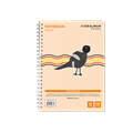 Bibbulmun Spiral Notebook 7MM A5 200 Pages Side Bound Ruled 1044367
