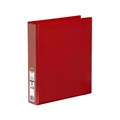 Marbig 5412003B Insert Binder A4 2 DRing 38mm PP Red