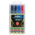Artline 70 Permanent Marker Bullet 15mm Hard Case Assorted Wallet 4