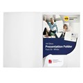 Marbig 1104308 Presentation Folder A4 Gloss White Bulk  Box 50