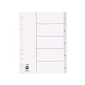 Marbig 35100 Dividers 15 Tab A4 PP Grey