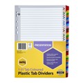 Marbig 35028F Dividers 131 Tab A4 Reinforced MultiColoured