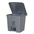 Cleanlink Bin Plastic 12059 Bin with Pedel Lid 45Ltr Grey
