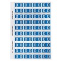 Avery 44504 D Side Tab Colour Coding Labels Blue Pack 240