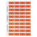 Avery 44509 I Side Tab Colour Coding Labels Orange Pack 240