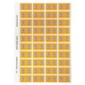 Avery 44513 M Side Tab Colour Coding Labels Yellow Pack 240