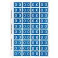 Avery 44515 O Side Tab Colour Coding Labels Blue Pack 240