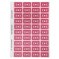 Avery 44524 X Side Tab Colour Coding Labels Pink Pack 240