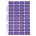 Avery 44525 Y Side Tab Colour Coding Labels Purple Pack 240