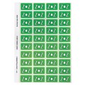 Avery 44526 Z Side Tab Colour Coding Labels Light Green Pack 240
