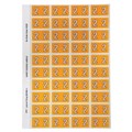 Avery 44530 2 Side Tab Colour Coding Labels Yellow Pack 240