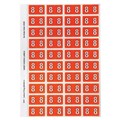 Avery 44536 8 Side Tab Colour Coding Labels Orange Pack 240