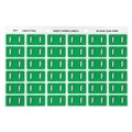 Avery 43306 F Side Tab Colour Coding Labels Light Green Pack 180