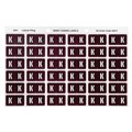 Avery 43311 K Side Tab Colour Coding Labels Brown Pack 180