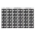 Avery 43327 Mc Side Tab Colour Coding Labels Black Pack 180