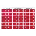 Avery 43341 1 Side Tab Colour Coding Labels Magenta Pack 180