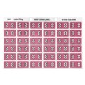 Avery 43348 8 Side Tab Colour Coding Labels Mauve Pack 180