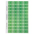 Avery 44517 Q Side Tab Colour Coding Labels Light Green Pack 240