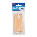 Avery 13204 Peach Tags with String 96 x 48mm Pack 24