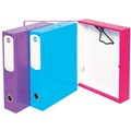Marbig 8008809A Box File Foolscap Heavy Duty 75mm Pink