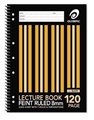 Olympic SL870 Spiral Lecture Book 7 Hole Perforated A4 8mm Ruled 120 Page