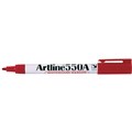 Artline 550A Whiteboard Marker Bullet 12mm Red