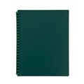 Marbig 2007028 Refillable Display Book 20 Pocket A4 Dark Green