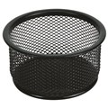 Esselte 48555 Mesh Paper Clip Holder Black