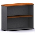 Aspire Bookcase 900W x 315D x 900H mm Cherry  Ironstone