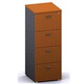 Aspire Filing Cabinet 4 Drawer 476W x 550D x 1324H mm Cherry  Ironstone