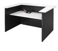 Aspire Reception Counter 1800W x 1160D x 1090H mm White Ironstone