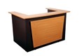 Aspire Reception Counter 1800W x 1160D x 1090H mm Beech Ironstone