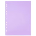 Marbig Soft Touch Binder Display Book A4 10 Pocket Pastel Purple 2300544