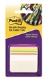 Post It Durable Tabs 686A1BB Angeled Hanging File 4 Assorted Fluoro Colours