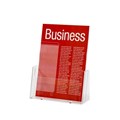 Esselte 31041 Brochure Holder A4 Single Tier Free Standing Clear
