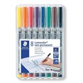Staedtler 315 WP8 Lumocolor NonPermanent Pen Medium Assorted Wallet 8