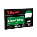 Esselte 31686 System Cards 203 x 127mm 8 x 5 Ruled White Pack 100