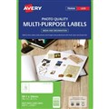 Avery 959773 L7162CL Matt Photo Quality Labels Laser 991 x 34mm 16 Per Sheet Pack 20
