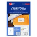 Avery 959409 L7070 Weather Proof Shipping Labels Laser 991 x 677mm 8 Per Sheet Pack 10