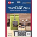 Avery 980051 L7145 Wraparound Labels Laser Inkjet 190 x 16mm 12 Per Sheet Kraft Pack 15