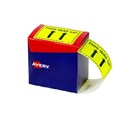 Avery 932605 This Way Up Dispenser Labels 996 x 75mm Fluoro Yellow Pack 750