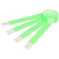 Rexel Wrist Bands 9861004 Tyvek Fluoro Green PKT10