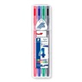 Staedtler 338 SB4 Triplus Broadlliner Assorted Wallet 4
