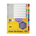 Marbig 35039F Dividers Financial Year Tab A4 Reinforced MultiColoured