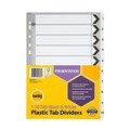 Marbig 35117 Dividers Index A4 110 Black And White