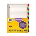 Marbig 36028F Dividers 131 Tab A4 Reinforced Fluoro